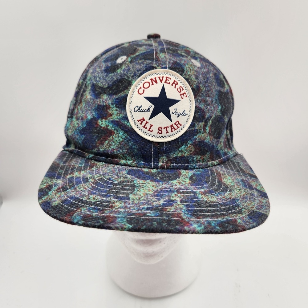 Converse Chuck Taylor All Star Baseball Hat Youth Multicolor Camo Snapback Cap‎